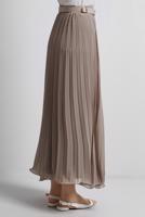 Vêtements hijab BEIGE JUPE PLISSÉE CEINTURÉE T 2026