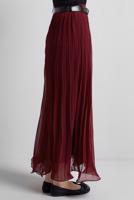 Vêtements hijab ROUGE BORDEAUX JUPE PLISSÉE CEINTURÉE T 2026