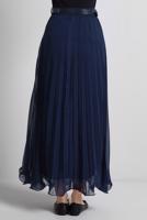 Vêtements hijab BLEU MARINE JUPE PLISSÉE CEINTURÉE T 2026