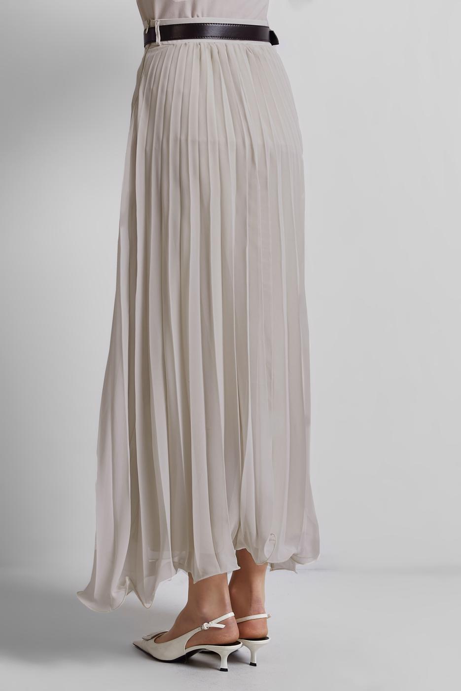 Vêtements hijab BEIGE JUPE PLISSÉE CEINTURÉE T 2026