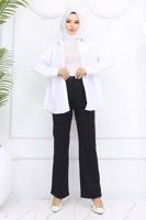 Hijab clothing BLACK PALAZZO PANTS T 3403