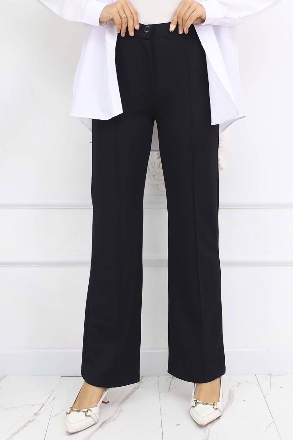 Hijab clothing BLACK PALAZZO PANTS T 3403