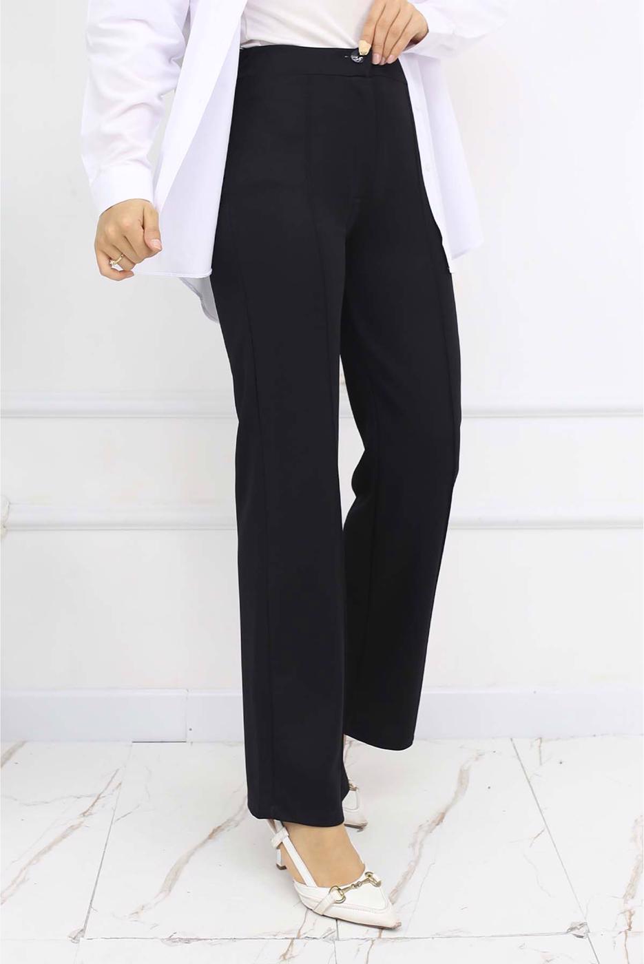 Hijab clothing BLACK PALAZZO PANTS T 3403