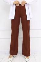 Tesettür giyim TABA PALAZZO PANTOLON T 3403