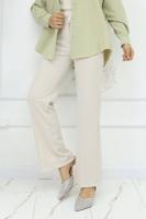 Tesettür giyim BEJ PALAZZO PANTOLON T 3403