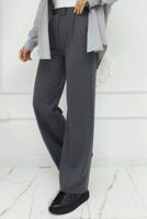 Hijab clothing GREY COTTON PALAZZO TROUSERS T 4403