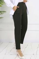 Hijab clothing KHAKI SKINNY LEG PANTS T 5403