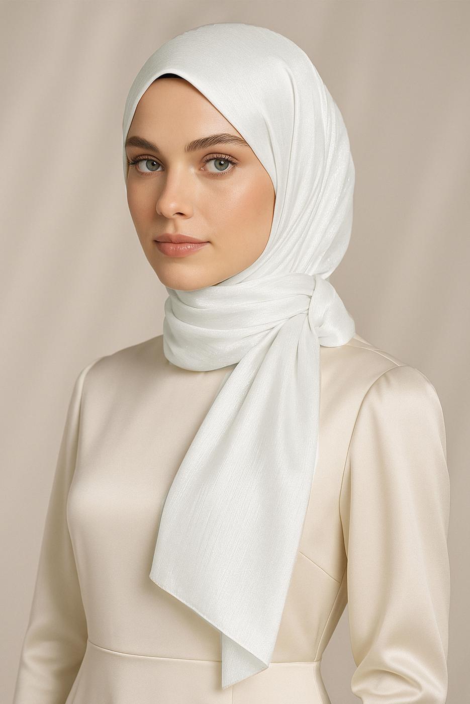 Vêtements hijab BLANC CHÂLE T 5000