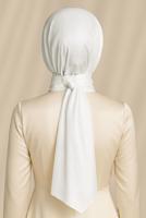 Vêtements hijab BLANC CHÂLE T 5000