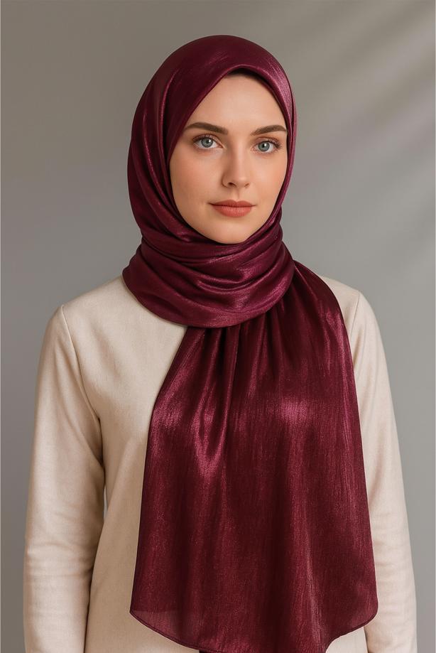 Vêtements hijab ROUGE BORDEAUX CHÂLE T 5000 - TRENDTESETTÜR