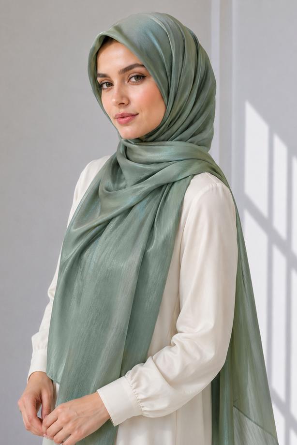 Vêtements hijab KAKI CHÂLE T 5000 - TRENDTESETTÜR