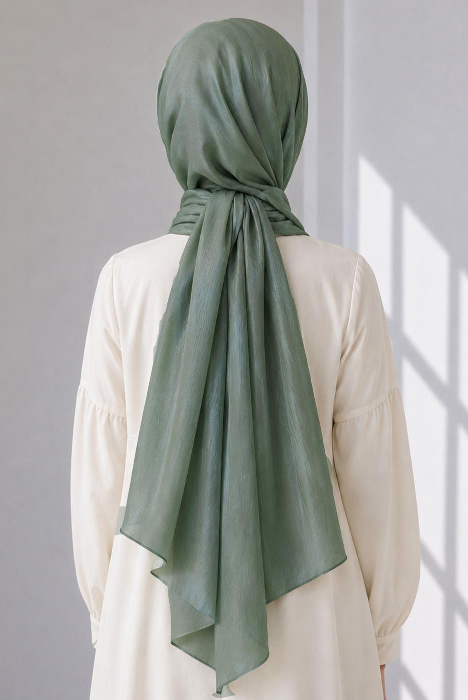 Vêtements hijab KAKI CHÂLE T 5000