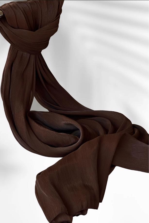 Vêtements hijab BRUN CHÂLE T 5000 - TRENDTESETTÜR