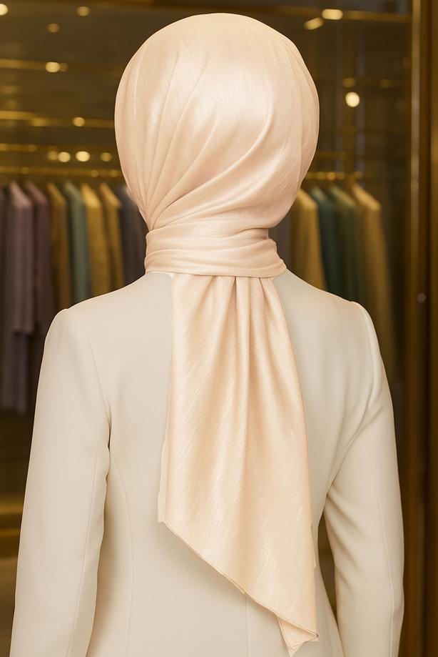 Tesettür giyim PEMBE JANJAN ŞAL T 5000 - TRENDTESETTÜR