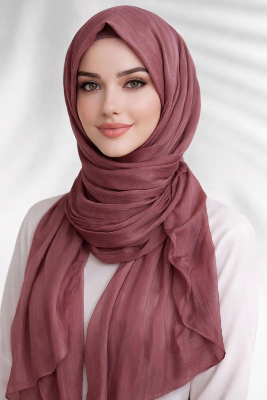 Vêtements hijab ROSE CHÂLE T 5000