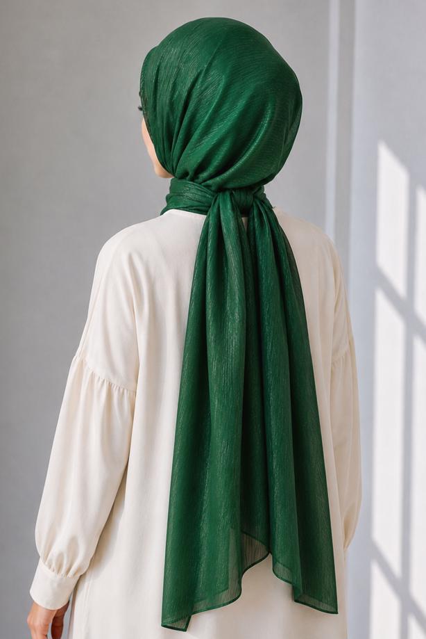Vêtements hijab VERT CHÂLE T 5000 - TRENDTESETTÜR