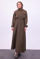 Vêtements hijab BRUN COSTUME MODESTE À JUPE T 1484