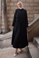 Vêtements hijab NOIR COMBINAISON JUPE NOUÉE T 3294
