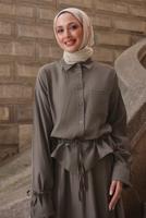 Vêtements hijab VISON COMBINAISON JUPE NOUÉE T 3294