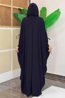 Vêtements hijab NOIR COMBINAISON ABAYA AVEC ROBE T 31007