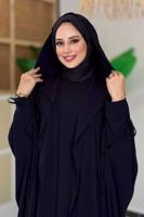 Vêtements hijab NOIR COMBINAISON ABAYA AVEC ROBE T 31007
