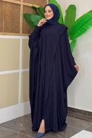 Vêtements hijab BLEU MARINE COMBINAISON ABAYA AVEC ROBE T 31007