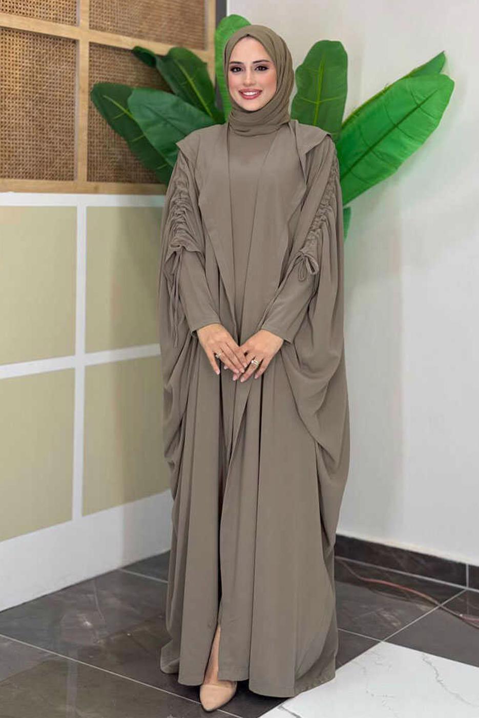 Vêtements hijab VISON COMBINAISON ABAYA AVEC ROBE T 31007