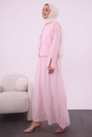 Vêtements hijab ROSE COSTUME AVEC VESTE T 9194