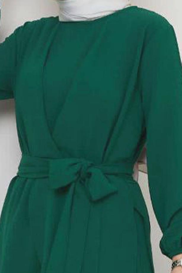 Vêtements hijab VERT COSTUME PANTALON CEINTURE T 3477 - TRENDTESETTÜR