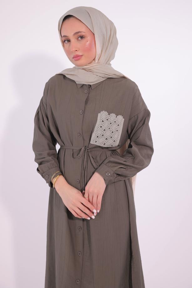 Vêtements hijab VISON COSTUME PANTALON BRODÉ T 6374 - TRENDTESETTÜR