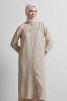 Hijab clothing BEIGE LONG TUNIC T 0716
