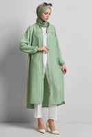 Vêtements hijab VERT TUNIQUE LONGUE T 0716