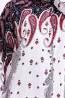 Vêtements hijab NOIR TUNIQUE EN COTON À MOTIFS T 1966