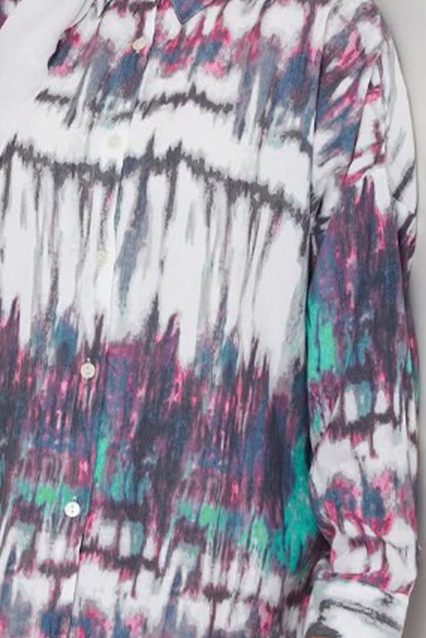 Vêtements hijab FUCHSIA TUNIQUE À MOTIFS EN COTON T 1977 - TRENDTESETTÜR