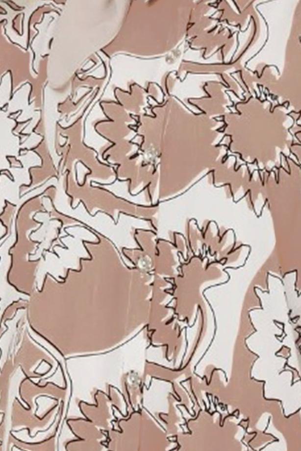 Vêtements hijab VISON TUNIQUE EN COTON À MOTIFS T 1980 - TRENDTESETTÜR