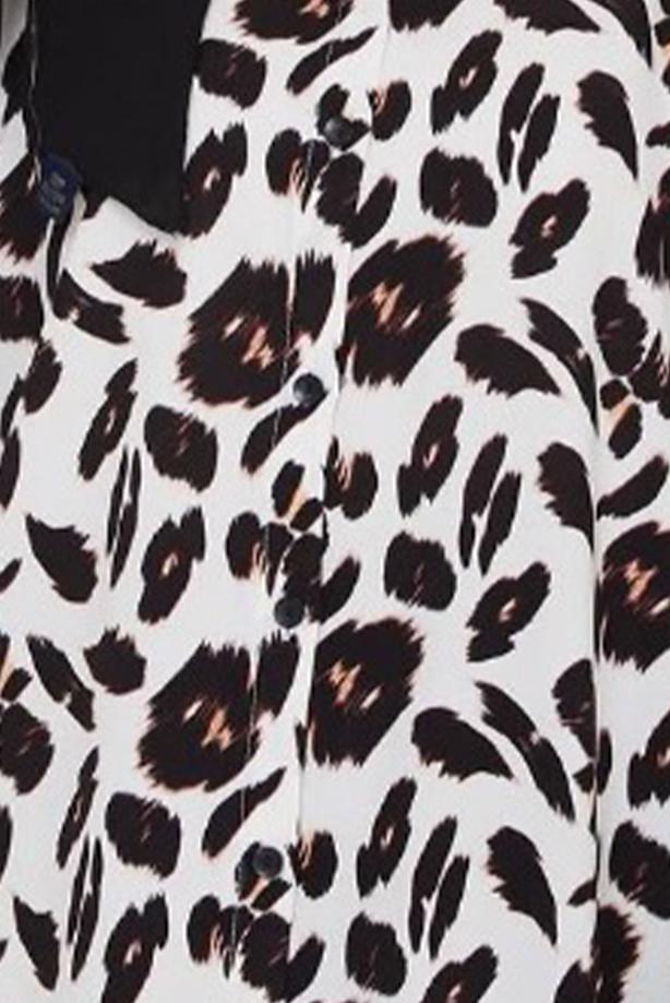 Vêtements hijab NOIR TUNIQUE À MOTIFS EN COTON T 1986 - TRENDTESETTÜR