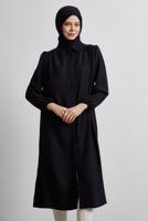 Tesettür giyim SİYAH UZUN TUNİK T 4716
