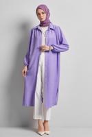 Vêtements hijab POURPRE TUNIQUE LONGUE T 4716