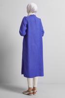 Vêtements hijab BLEU MARINE TUNIQUE LONGUE T 4716