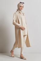Vêtements hijab BEIGE TUNIQUE LONGUE T 4716