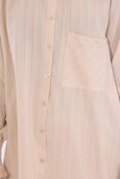 Tesettür giyim BEJ GÖMLEK TUNİK T 4800