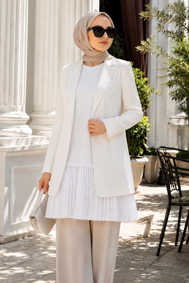 Hijab clothing  SLEEVELESS INNER TUNIC T 6774 - TRENDTESETTÜR