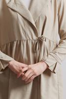 Vêtements hijab BEIGE TUNIQUE À DÉTAILS NOUÉS T 9816