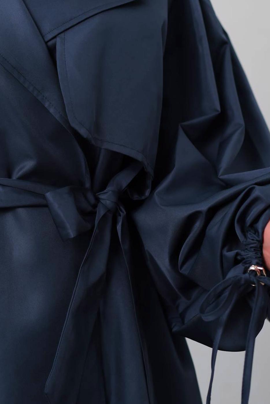 Vêtements hijab BLEU MARINE TRENCH-COAT CEINTURÉ T 25842