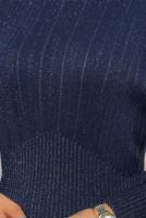 Tesettür giyim LACİVERT TRİKO ELBİSE T 22381