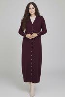 Hijab clothing PLUM V-NECK LONG CARDIGAN T 0523