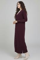 Hijab clothing PLUM V-NECK LONG CARDIGAN T 0523