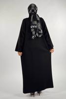 Tesettür giyim SİYAH CEP DETAYLI TRİKO HIRKA T 31381