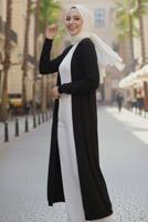 Tesettür giyim SİYAH TRİKO HIRKA T 5417