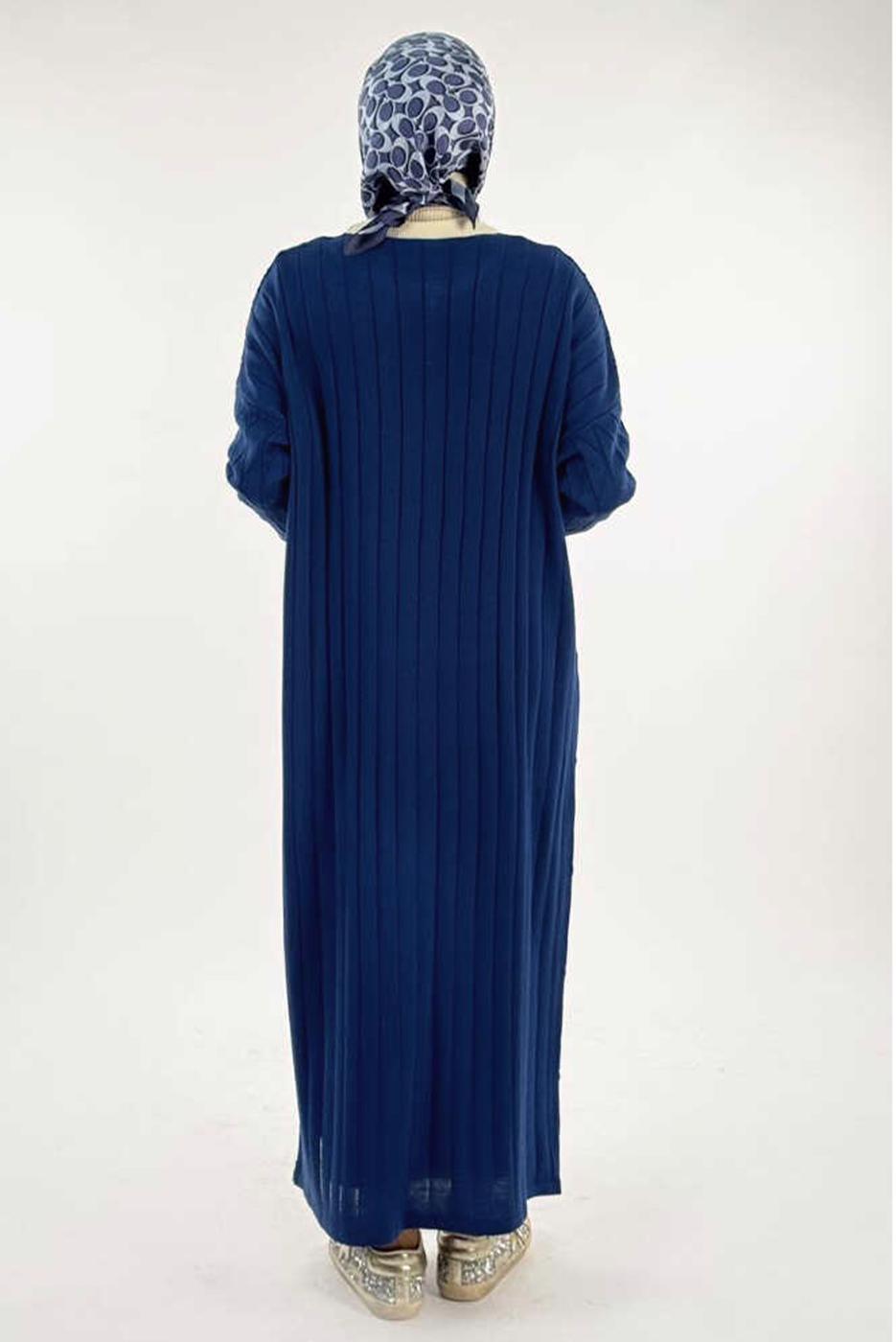 Vêtements hijab BLEU MARINE CARDIGAN EN MAILLE T 70281